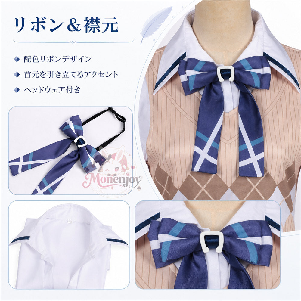 Monenjoy NTE 異能者・零 コスプレ衣装 制服 高校生風 ネバエバ コスチューム イベント・舞台対応 仮装用フルセット