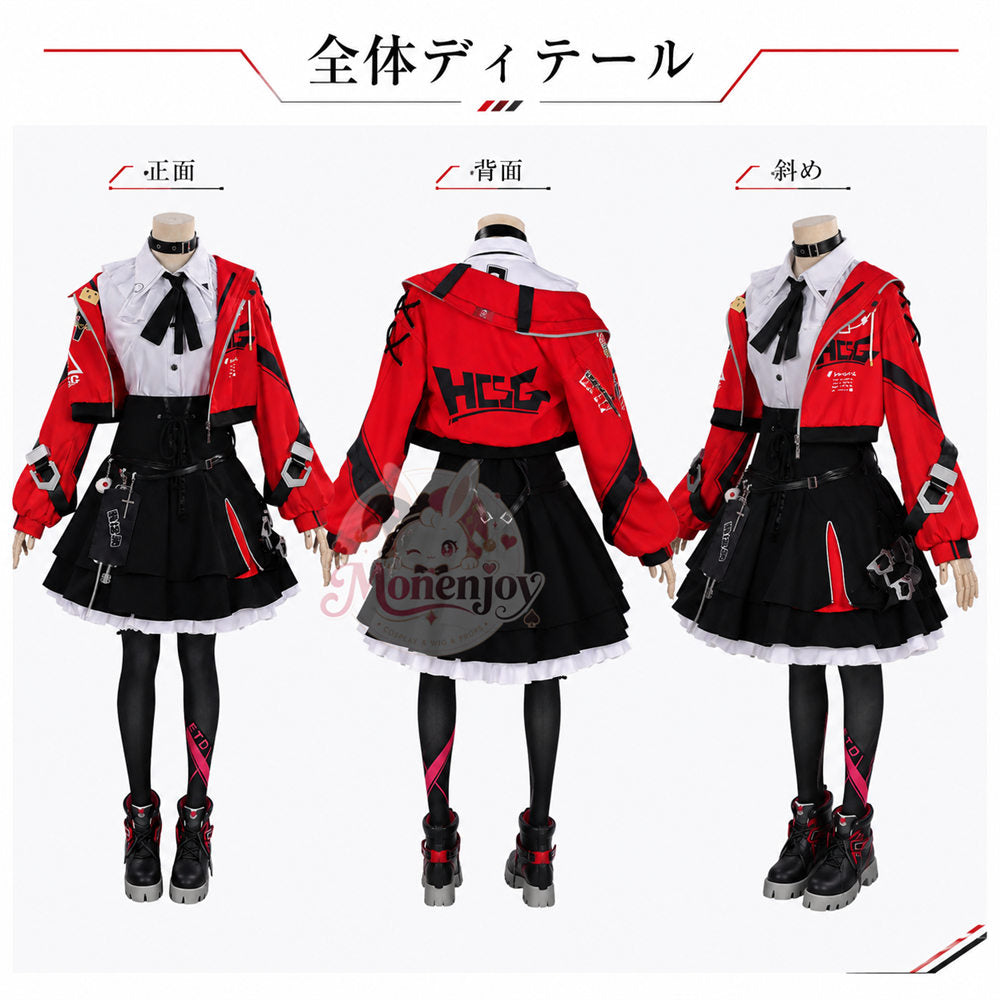 Monenjoy　NTE レクイエム　コスプレ衣装　ネバエバ　仮装　ウィッグ＋シューズ追加対応　イベント舞台対応 MONENJOY