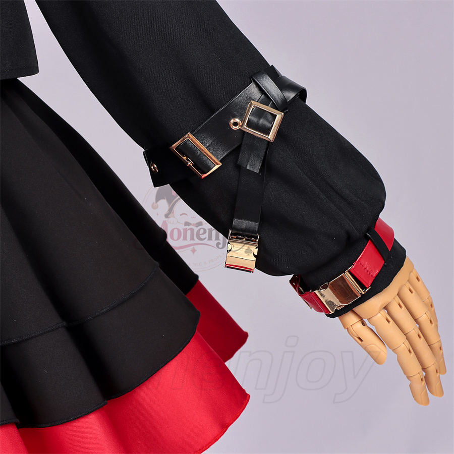 Monenjoy　NTE レクイエム　デビルズ・ビート コスプレ衣装　洋服風　ネバエバ　コスチューム　光輪＋角が別途追加（副本） Monenjoy
