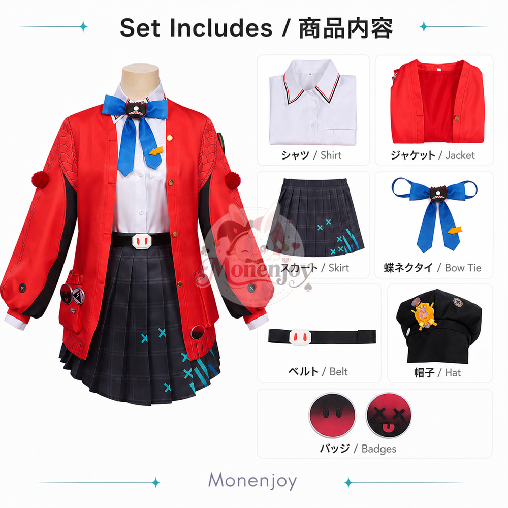 Monenjoy　NTE 早霧　コスプレ衣装　ネバエバ 仮装　cosplay costume　ハロウィン舞台対応 Monenjoy