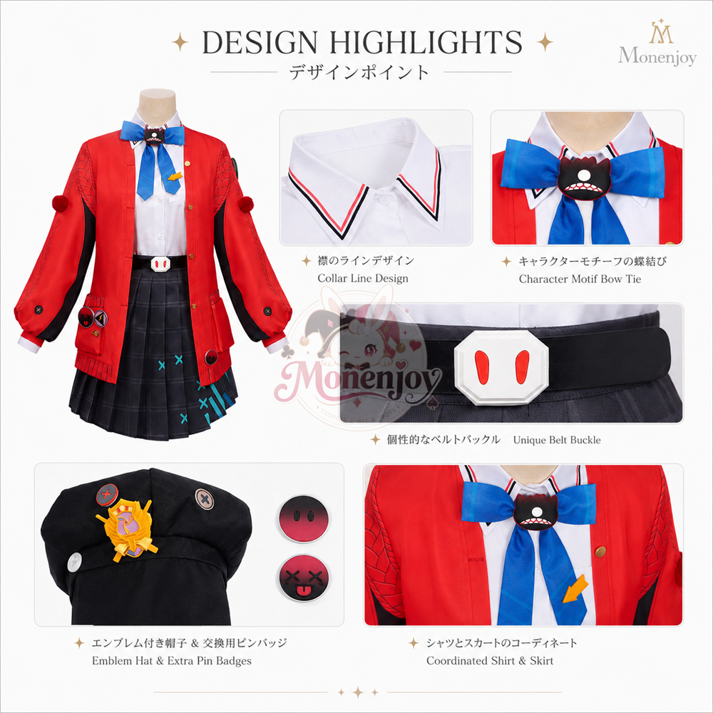 Monenjoy　NTE 早霧　コスプレ衣装　ネバエバ 仮装　cosplay costume　ハロウィン舞台対応 Monenjoy