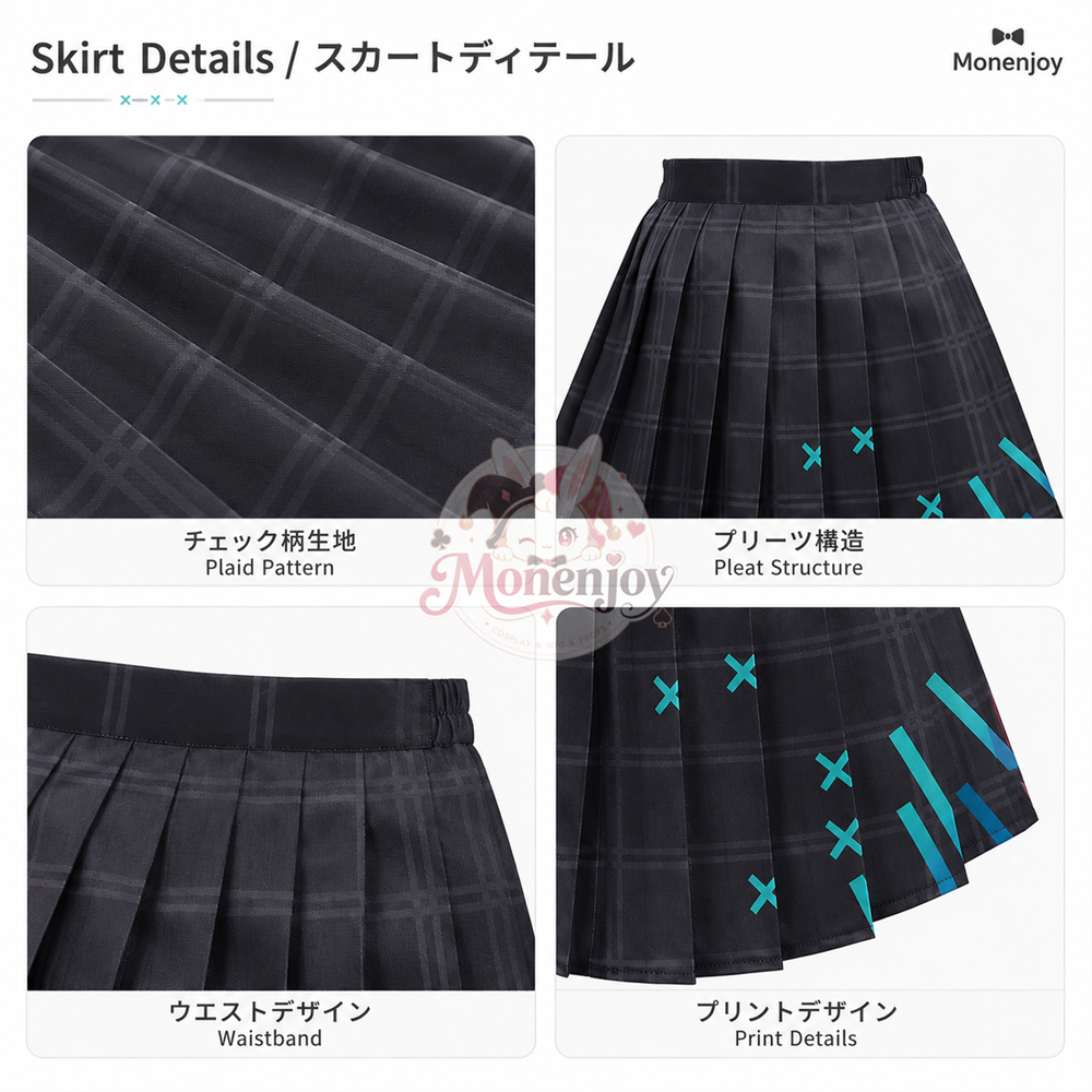 Monenjoy　NTE 早霧　コスプレ衣装　ネバエバ 仮装　cosplay costume　ハロウィン舞台対応 Monenjoy