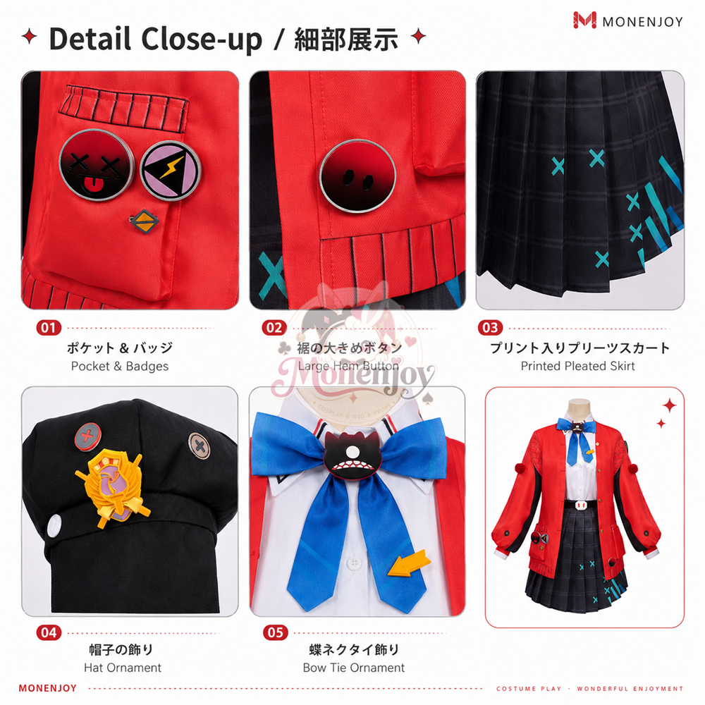 Monenjoy　NTE 早霧　コスプレ衣装　ネバエバ 仮装　cosplay costume　ハロウィン舞台対応 Monenjoy