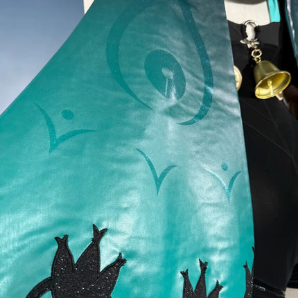 Monenjoy ゼンゼロ リュシア・エロウェン コスプレ衣装 金属パーツ 発光ギミック 鈴付き コスチューム