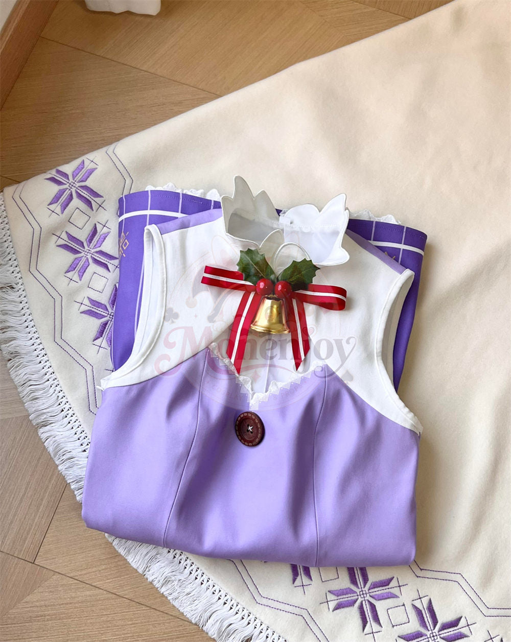 Monenjoy リゼロ エミリア クリスマス コスプレ衣装｜サンタ風コスチューム