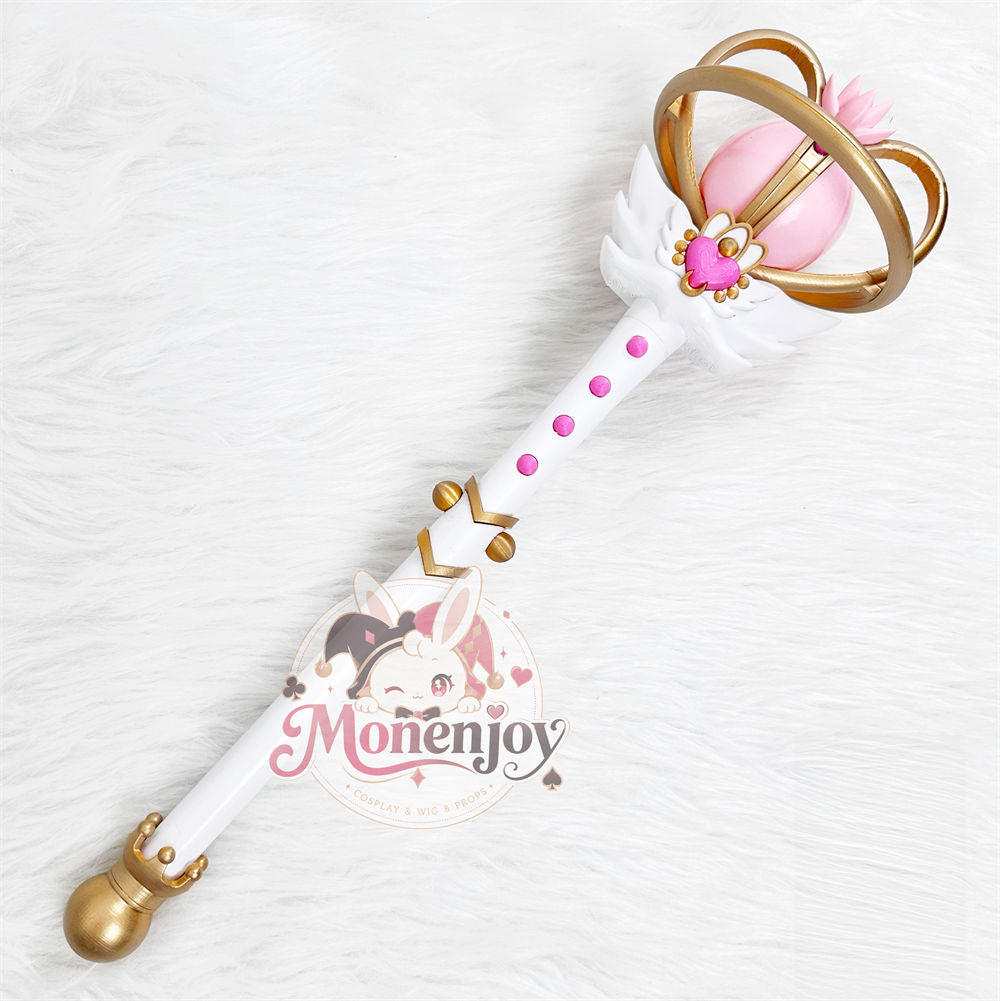 Monenjoy　美少女戦士セーラームーン 　エターナル・ティアル 法杖　コスプレ道具　57cm　Pla材質　武器モデル　レプリカ MONENJOY