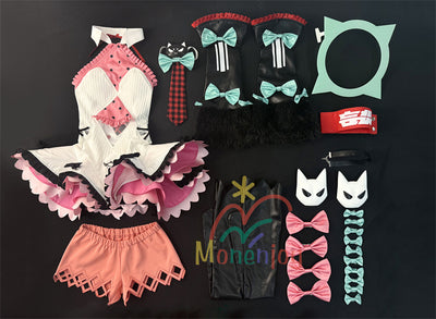Monenjoy ゼンレスゾーンゼロ バーチャルアイドル 南宮羽 コスプレ衣装　翼追加　妄想エンジェル　コスチューム