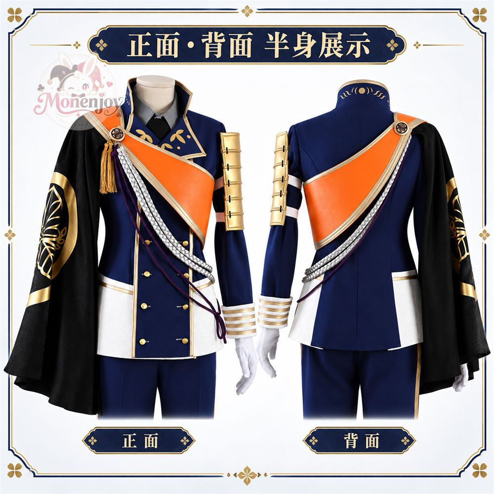 Monenjoy  刀剣乱舞 一期一振 コスプレ衣装セット キャラクター再現・仮装  男女兼用　コスチューム　オーダーメイド対応　舞台服 製造20ー30日 MONENJOY