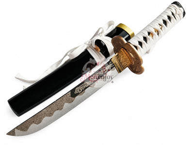 Monenjoy 刀剣乱舞  倶利伽羅江くりからごう  コスプレ道具 短刀 木製模造刀 38cm・撮影用 　レプリカ　イベント　ハロウィン（副本）