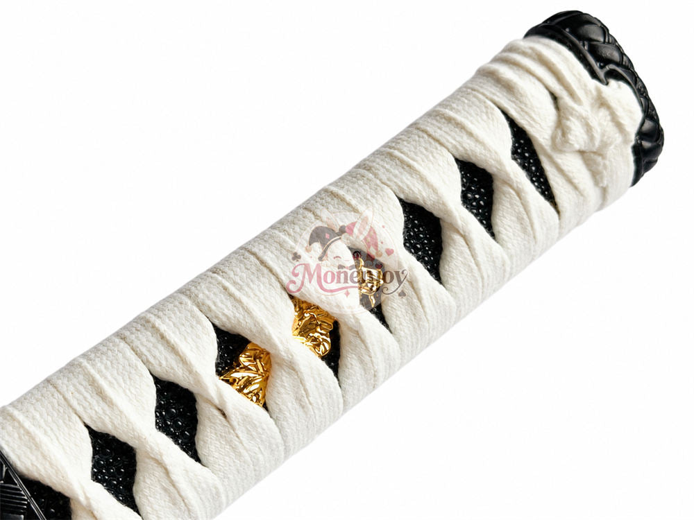 Monenjoy 刀剣乱舞  倶利伽羅江くりからごう  コスプレ道具 短刀 木製模造刀 38cm・撮影用 　レプリカ　イベント　ハロウィン（副本）