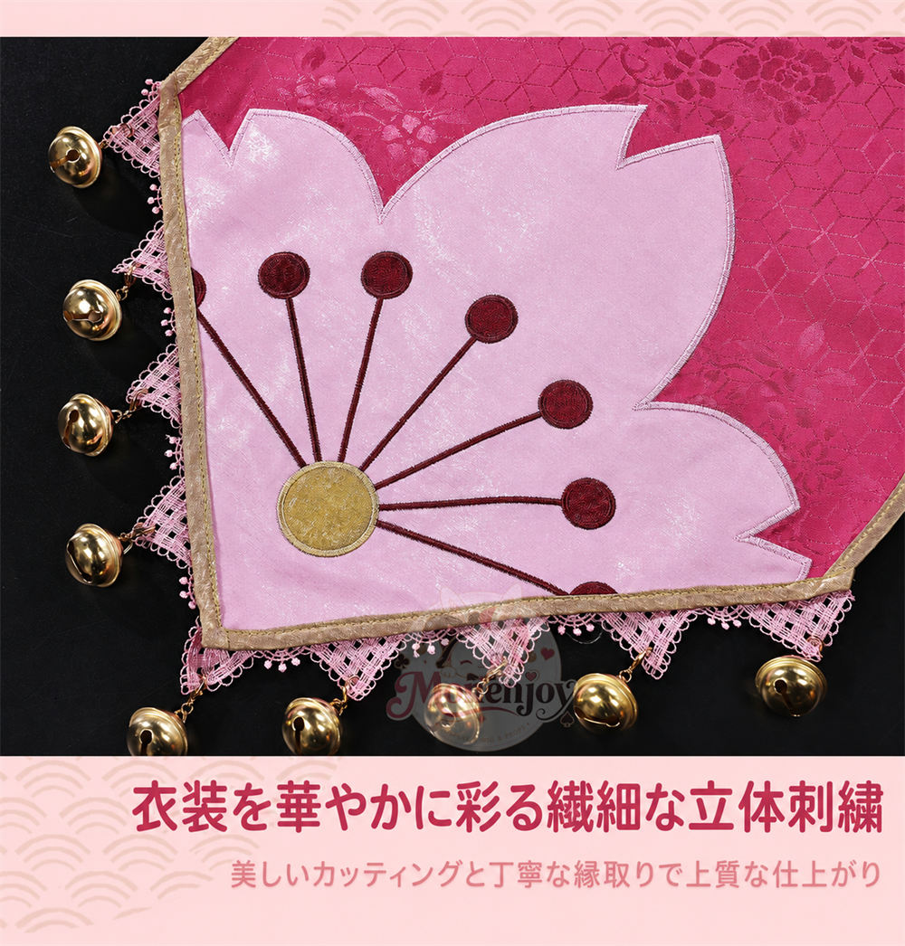 魔法少女まどか☆マギカ 翼-RESERVoir CHRoNiCLE- さくら姫 コスプレ衣装｜サテン・華やかな刺繍のプリンセスドレス｜Monenjoy MONENJOY