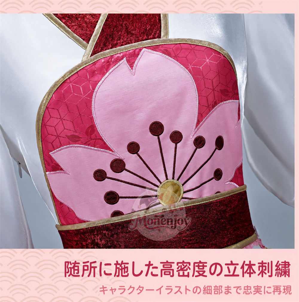 魔法少女まどか☆マギカ 翼-RESERVoir CHRoNiCLE- さくら姫 コスプレ衣装｜サテン・華やかな刺繍のプリンセスドレス｜Monenjoy MONENJOY