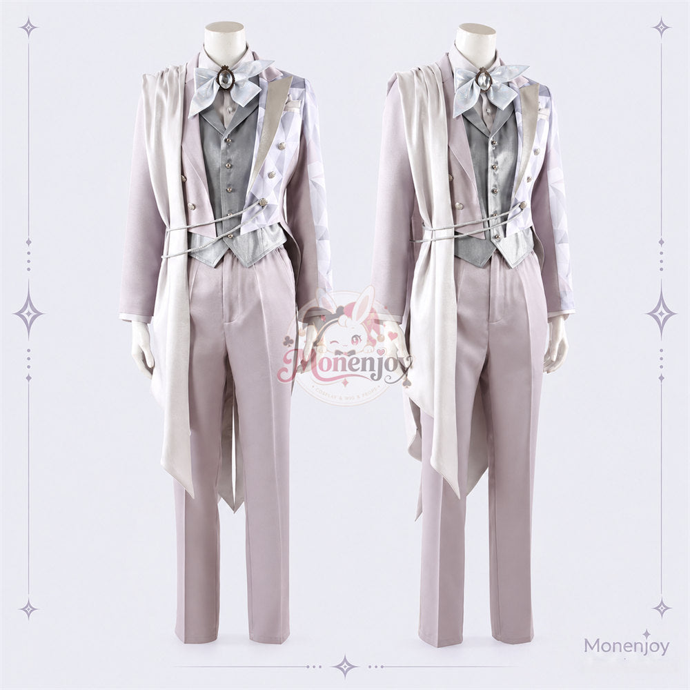 Monenjoy　ツイステ エース・イデア プラチナジャケット コスプレ衣装｜改良版・ 受注制作 舞台服　製造約25ー30日 MONENJOY