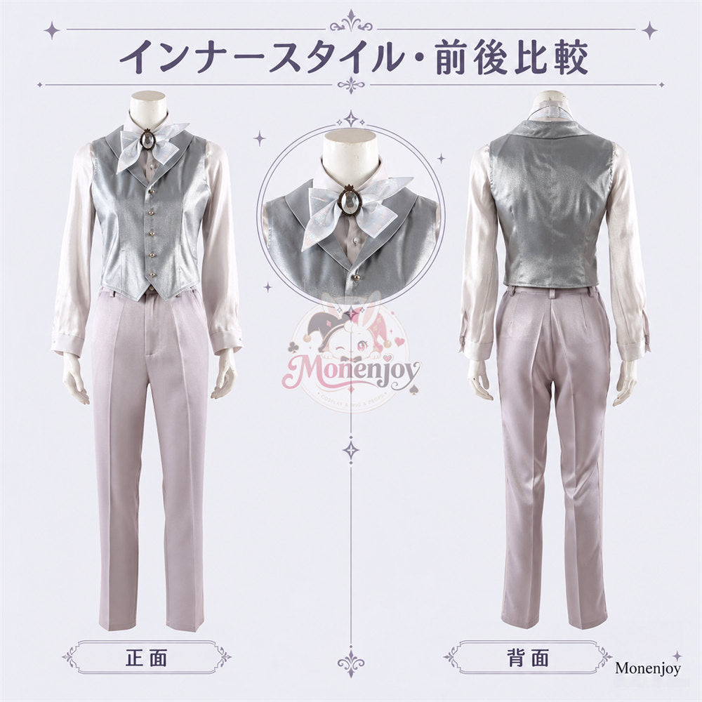 Monenjoy　ツイステ エース・イデア プラチナジャケット コスプレ衣装｜改良版・ 受注制作 舞台服　製造約25ー30日 MONENJOY