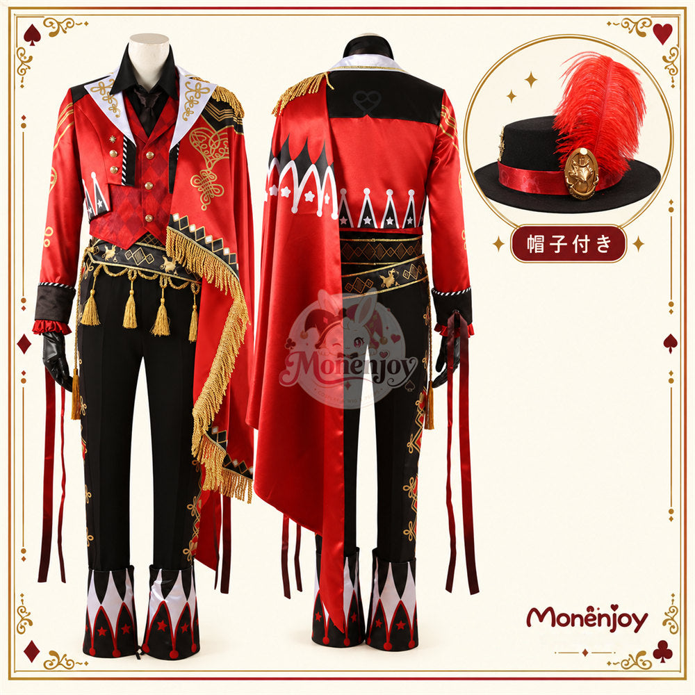 Monenjoy　ツイステ エース プレイフル・ドレス コスプレ衣装｜2023ハロウィーン  受注制作  舞台服　製造約25ー30日 MONENJOY