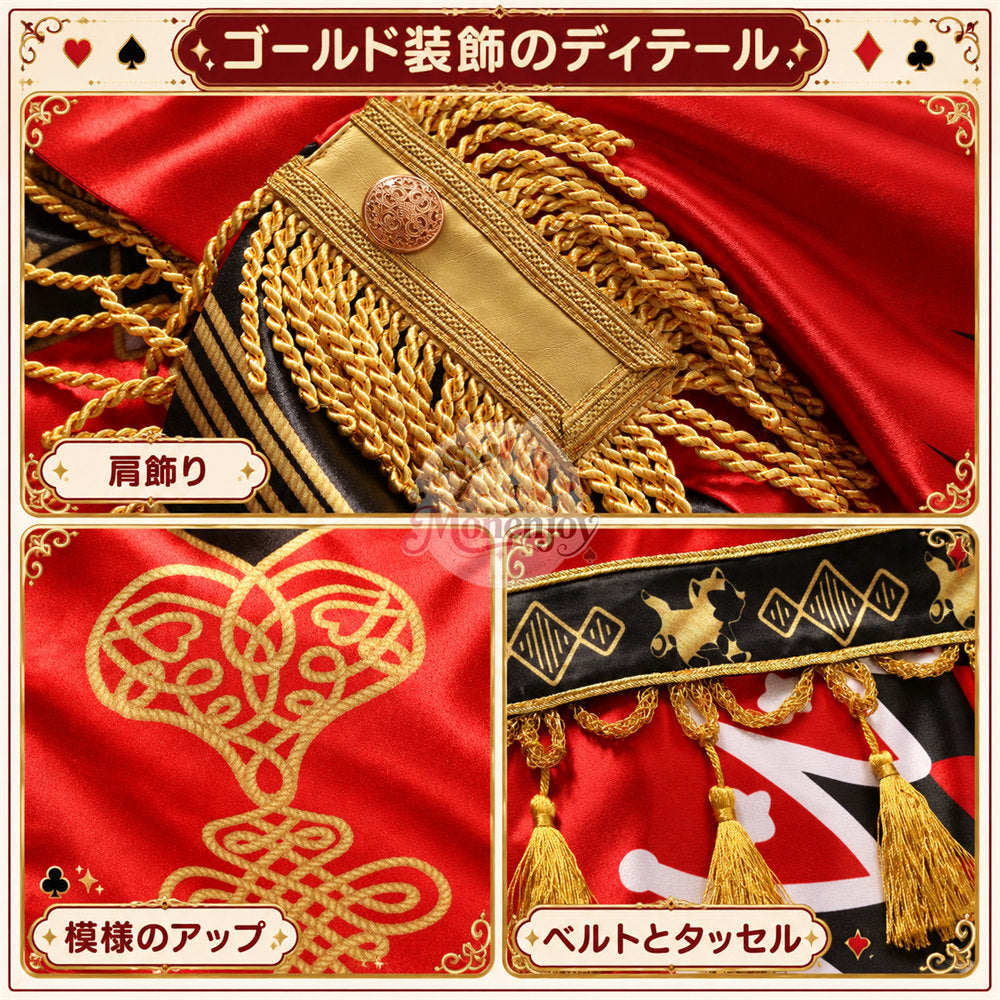 Monenjoy　ツイステ エース プレイフル・ドレス コスプレ衣装｜2023ハロウィーン  受注制作  舞台服　製造約25ー30日 MONENJOY