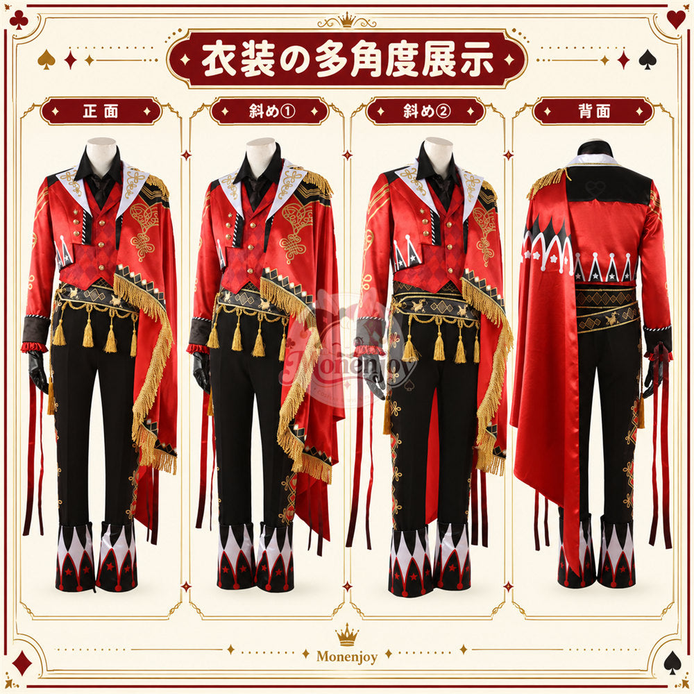 Monenjoy　ツイステ エース プレイフル・ドレス コスプレ衣装｜2023ハロウィーン  受注制作  舞台服　製造約25ー30日 MONENJOY