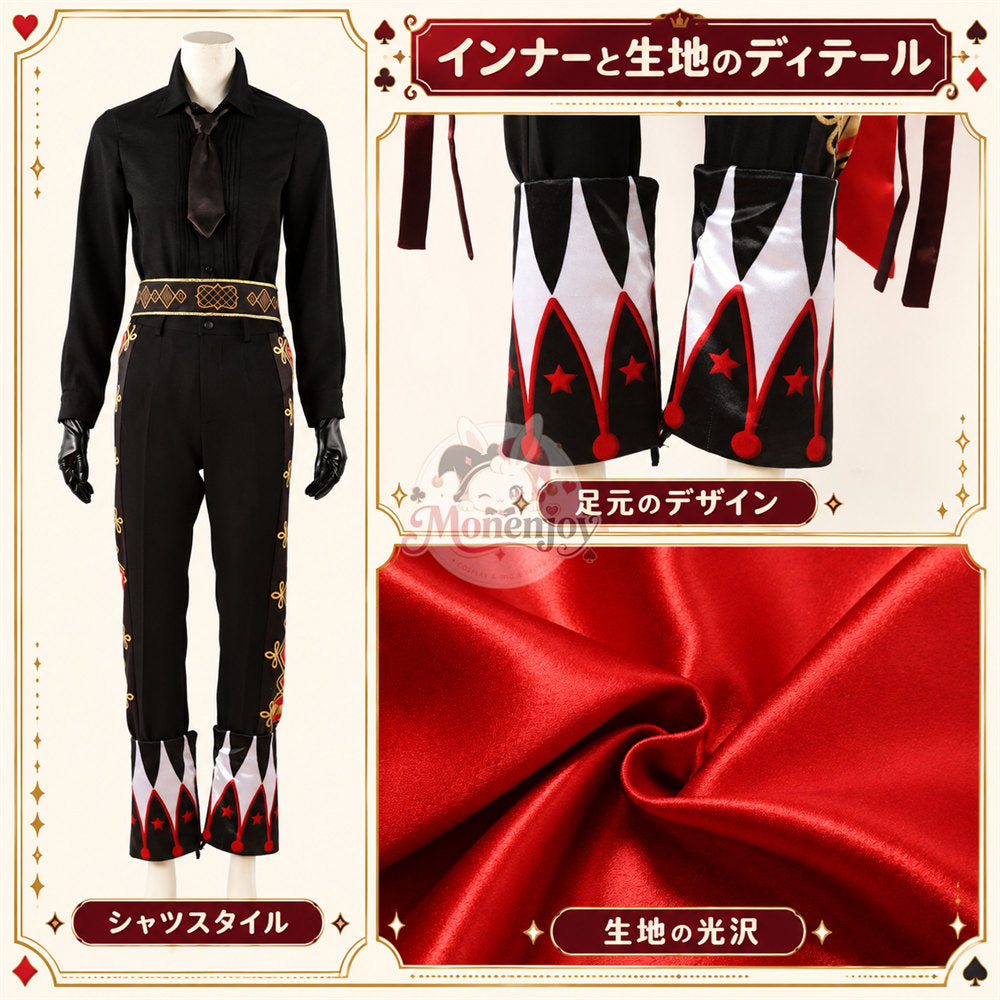 Monenjoy　ツイステ エース プレイフル・ドレス コスプレ衣装｜2023ハロウィーン  受注制作  舞台服　製造約25ー30日 MONENJOY