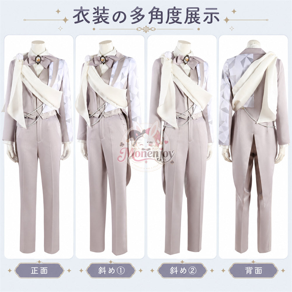 Monenjoy　ツイステ Disney100 プラチナジャケット コスプレ衣装 ハーツラビュル寮  受注制作 舞台服　製造約25ー30日