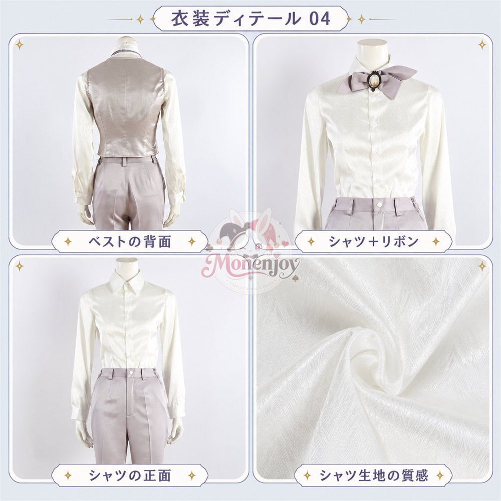 Monenjoy　ツイステ Disney100 プラチナジャケット コスプレ衣装 ハーツラビュル寮  受注制作 舞台服　製造約25ー30日