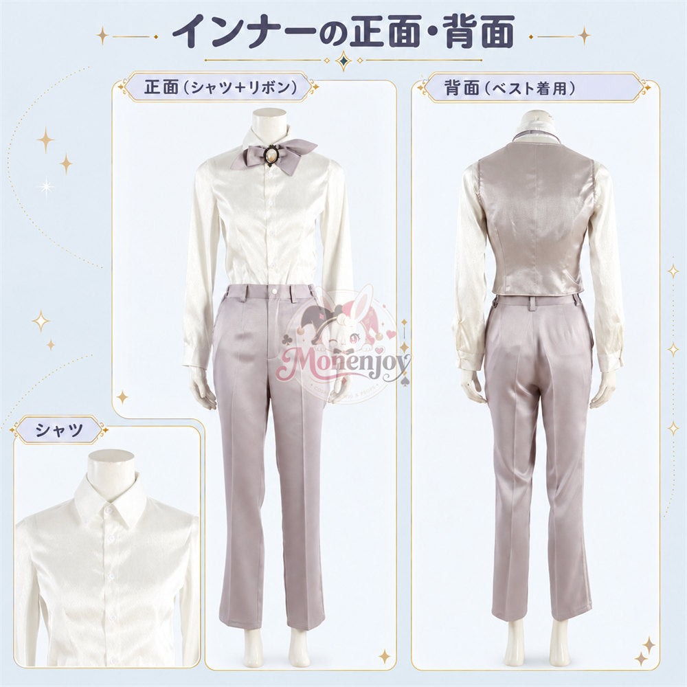 Monenjoy　ツイステ Disney100 プラチナジャケット コスプレ衣装 ハーツラビュル寮  受注制作 舞台服　製造約25ー30日