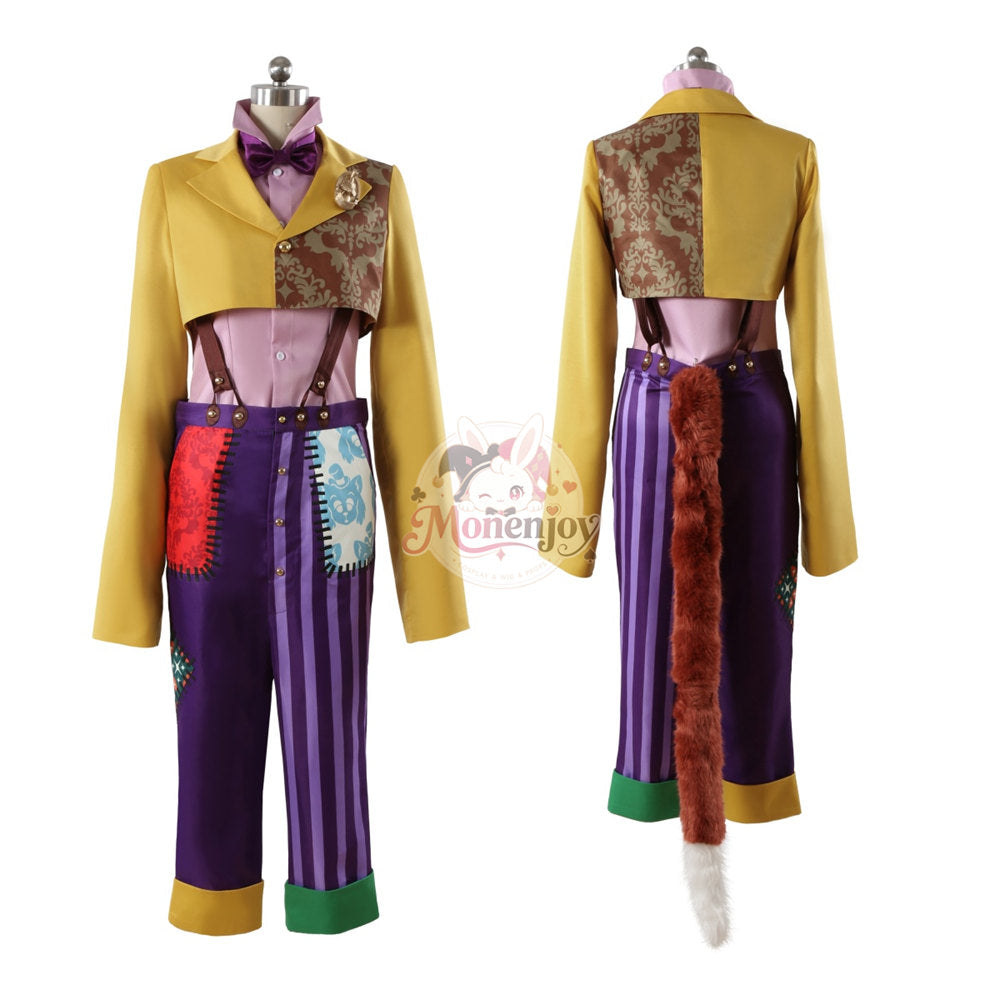 Monenjoy　ツイステ gidel　ギデル プレイフルランド コスプレ衣装　ギデル　Playful Land　｜帽子付き・受注制作  舞台服　製造約25ー30日