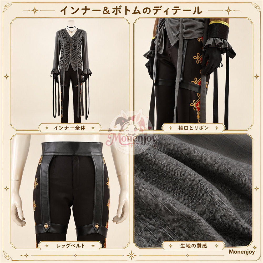 Monenjoy　ツイステ レオナ・キングスカラー  プレイフル・ドレス コスプレ衣装   2023ハロウィーン コスプレ衣装｜帽子付き・受注制作  舞台服　製造約25ー30日（副本） MONENJOY
