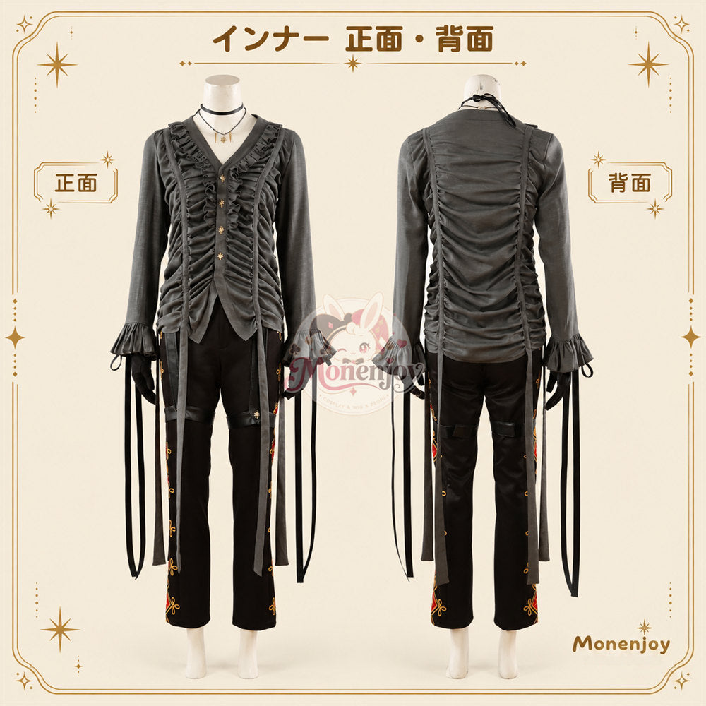 Monenjoy　ツイステ レオナ・キングスカラー  プレイフル・ドレス コスプレ衣装   2023ハロウィーン コスプレ衣装｜帽子付き・受注制作  舞台服　製造約25ー30日（副本） MONENJOY