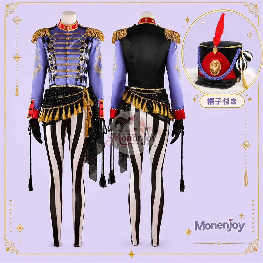 Monenjoy　ツイステ ツイステ ヴィル・シェーンハイト プレイフル・ドレス  2023ハロウィーン コスプレ衣装｜帽子付き・受注制作  舞台服　製造約25ー30日 MONENJOY
