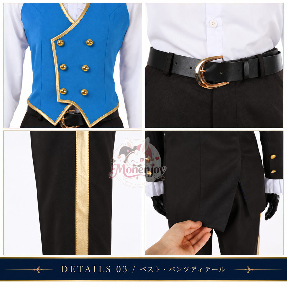 Monenjoy ツイステ ポムフィオーレ寮 制服 コスプレ衣装｜ヴィル・ルーク・エペル・オルト対応｜男女体型対応