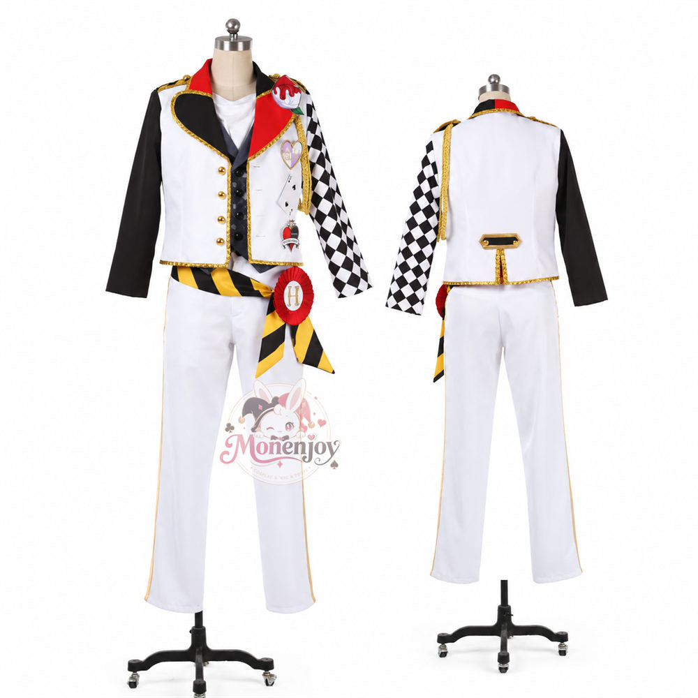 Monenjoy ツイステ ハーツラビュル寮服 デュース・スペード コスプレ衣装 deuce｜  オーダーメイド対応　舞台服）
