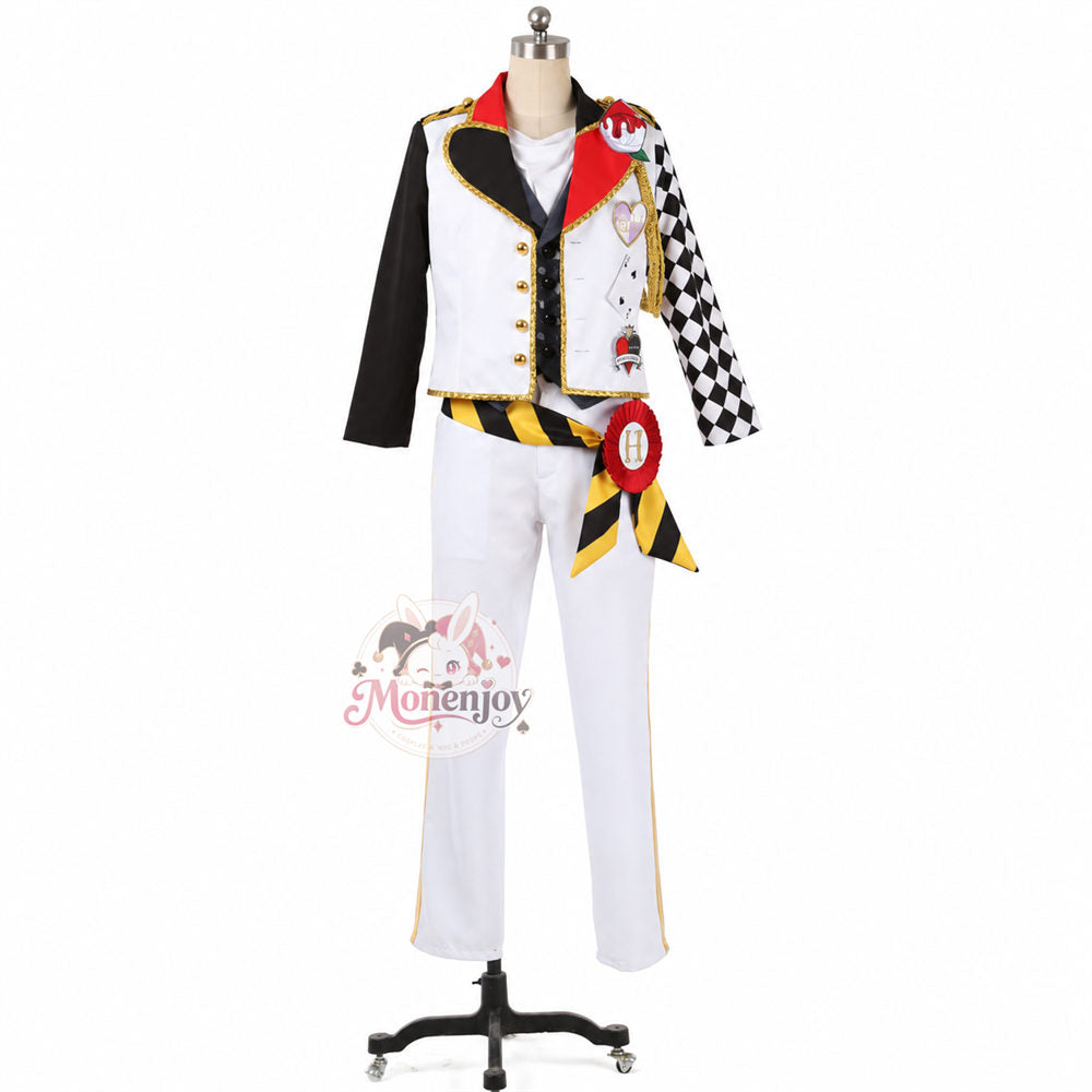 Monenjoy ツイステ ハーツラビュル寮服 デュース・スペード コスプレ衣装 deuce｜  オーダーメイド対応　舞台服） MONENJOY