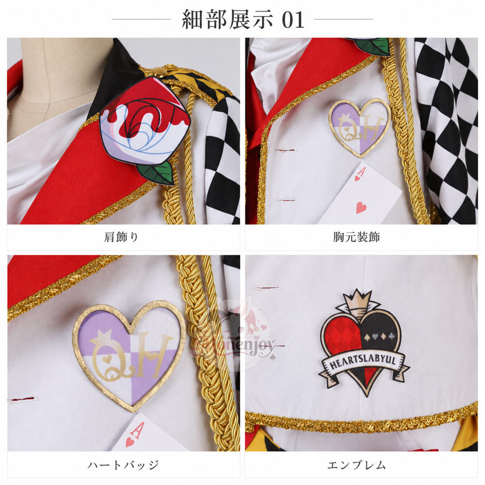 Monenjoy ツイステ ハーツラビュル寮服 コスプレ衣装｜リドル・エース・デュースほか オーダーメイド対応　舞台服（副本） MONENJOY