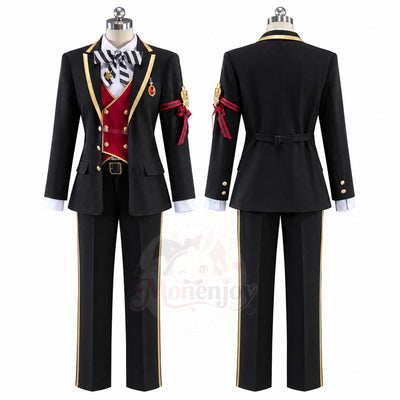 Monenjoy　ツイステ リドル・ローズハート 寮服　制服　コスチューム　ツイステッドワンダーランド
