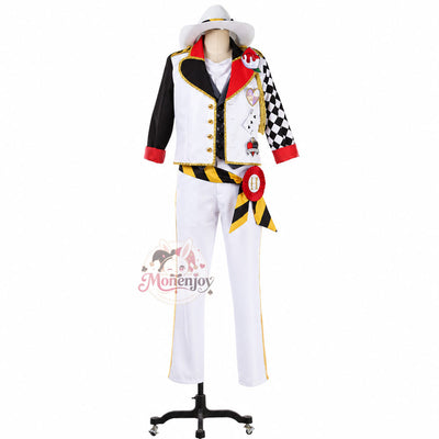 Monenjoy ツイステ ハーツラビュル寮服 トレイ・クローバー  コスプレ衣装 trey ｜  オーダーメイド対応　舞台服）（副本）