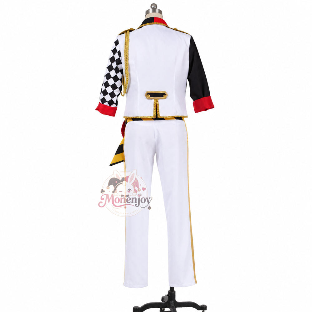 Monenjoy ツイステ ハーツラビュル寮服 トレイ・クローバー  コスプレ衣装 trey ｜  オーダーメイド対応　舞台服）（副本）