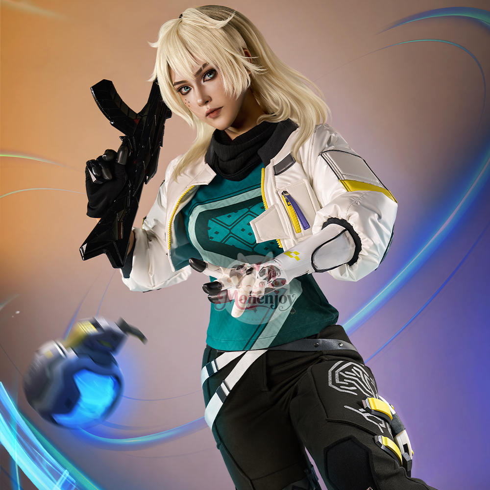 Monenjoy　VALORANT（ヴァロラント）デッドロック コスプレ衣装 Deadlock　コスチューム　立体パーツ付き