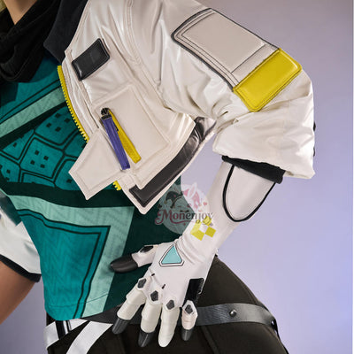 Monenjoy　VALORANT（ヴァロラント）デッドロック コスプレ衣装 Deadlock　コスチューム　立体パーツ付き
