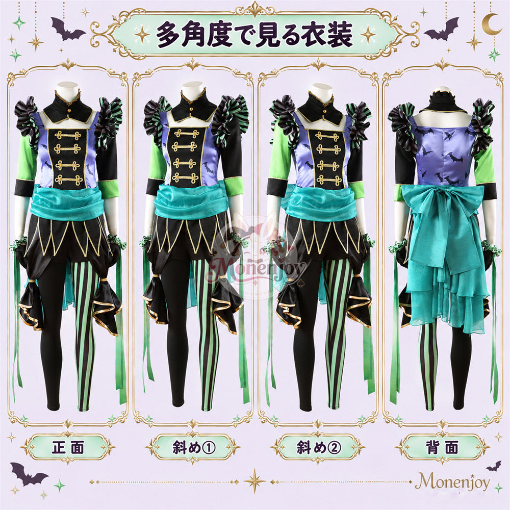 Monenjoy ツイステ リリア ハロウィーン コスプレ衣装｜リリア・ヴァンルージュ 帽子付き・受注制作  舞台服　製造約25ー30日