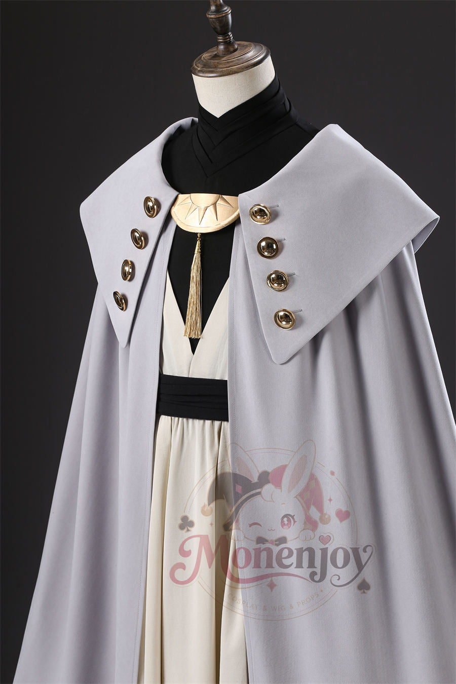 Monenjoy　とんがり帽子のアトリエキーフリー  コスプレ衣装 魔法使い 帽子付　ウィッグ追加対応　ハロウィン舞台対応 MONENJOY