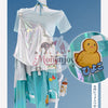 予約【Monenjoy】鳴潮 千咲「白桃パフェ」＆リンネー「ミントキャンディ」水着Ver. コスプレ衣装｜フルセット・上着着脱可能