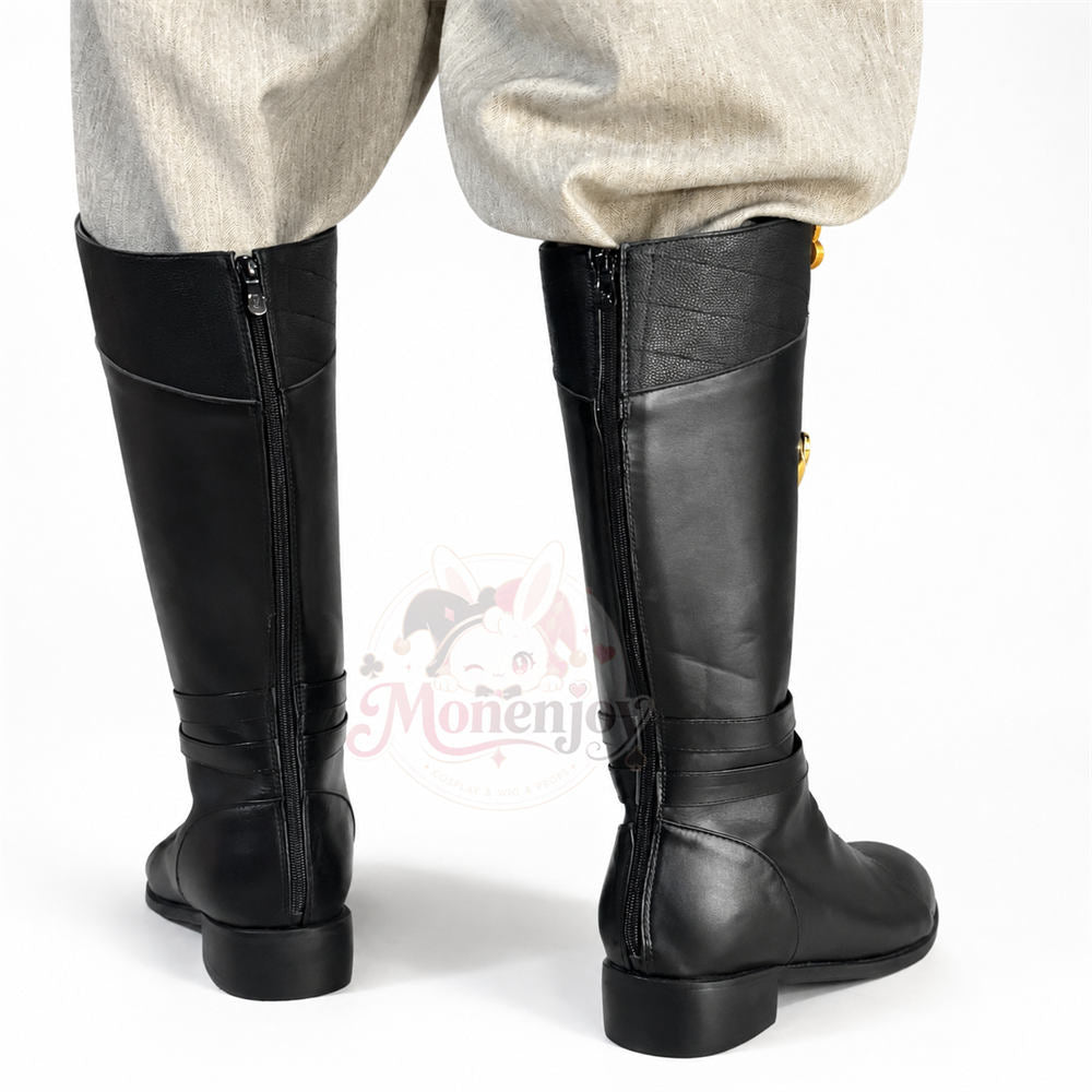 Monenjoy 鳴潮 景燃（ジンラン）コスプレ靴｜ブーツ・男性用レッグカバー Monenjoy