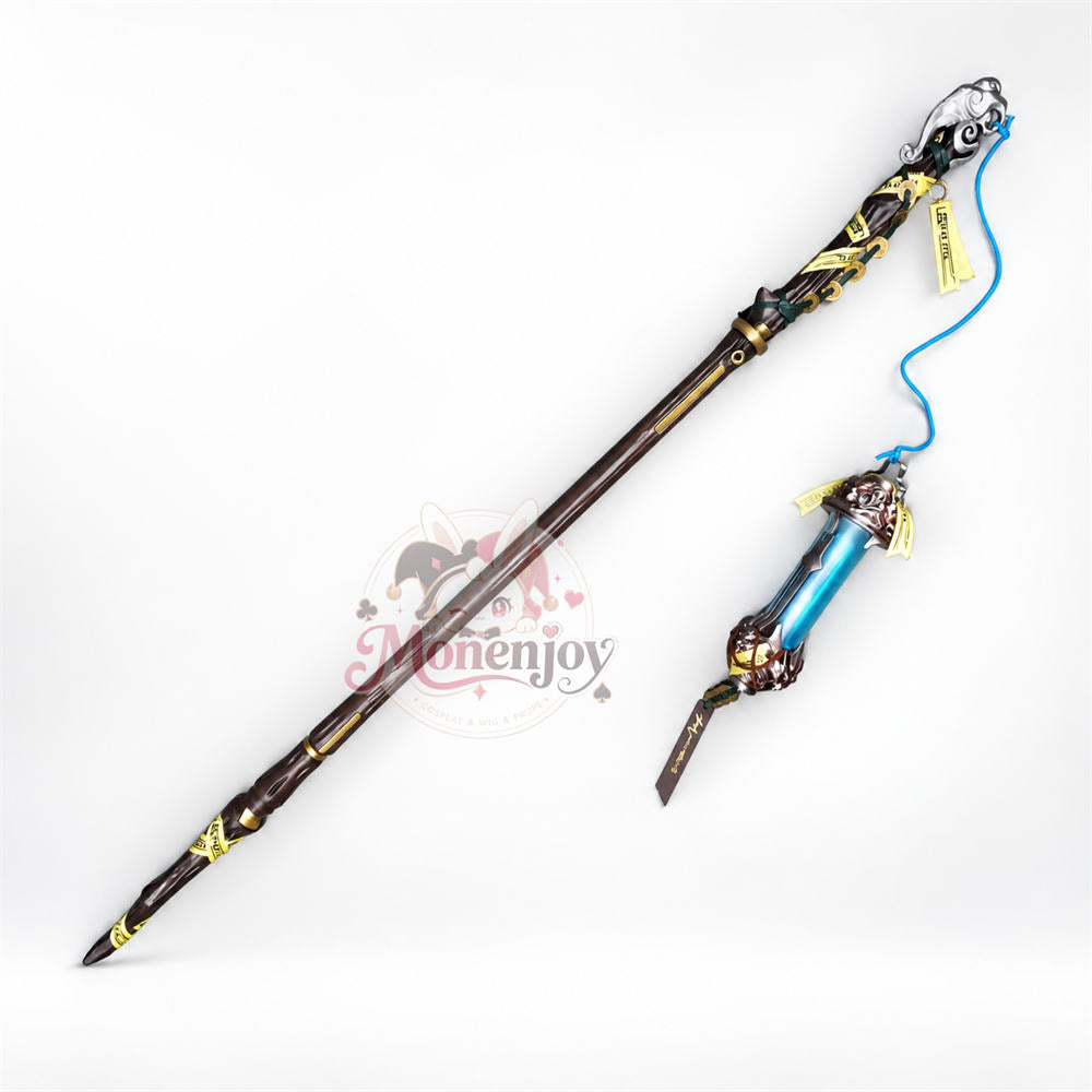 Monenjoy 鳴潮 景燃 コスプレ道具 提灯・長棍　165cm＆55cm｜Wuthering Waves Jingran｜Pla材質　武器モデル　レプリカ MONENJOY