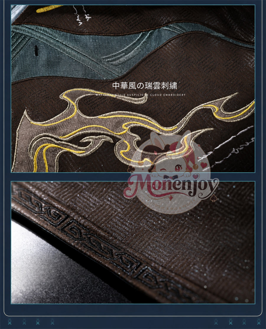 Monenjoy 鳴潮 景燃（ジンラン）コスプレ衣装｜3D PLAパーツ付き Wuthering Waves コスチューム MONENJOY