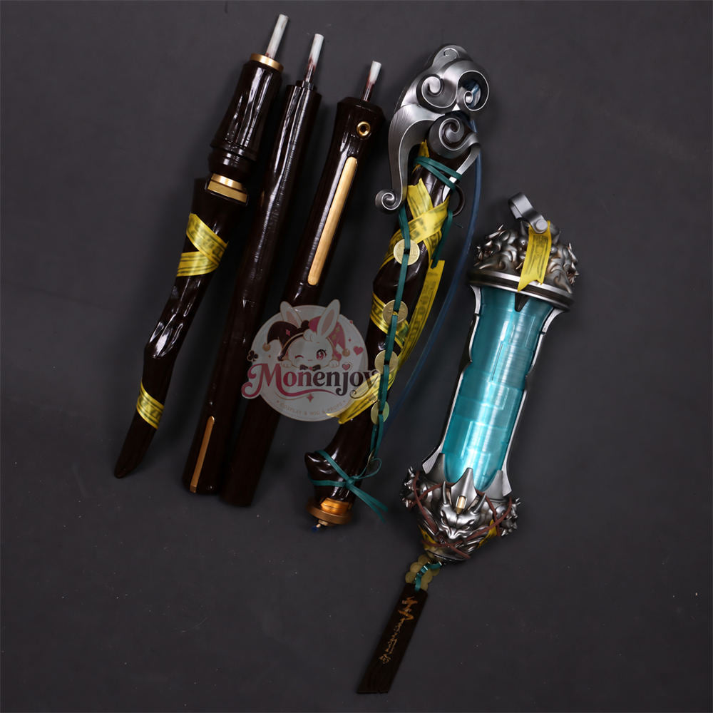Monenjoy 鳴潮 景燃（ジンラン）コスプレ道具 160cm長棍＋発光提灯セット PLA製｜PLA製・分割可能 Monenjoy