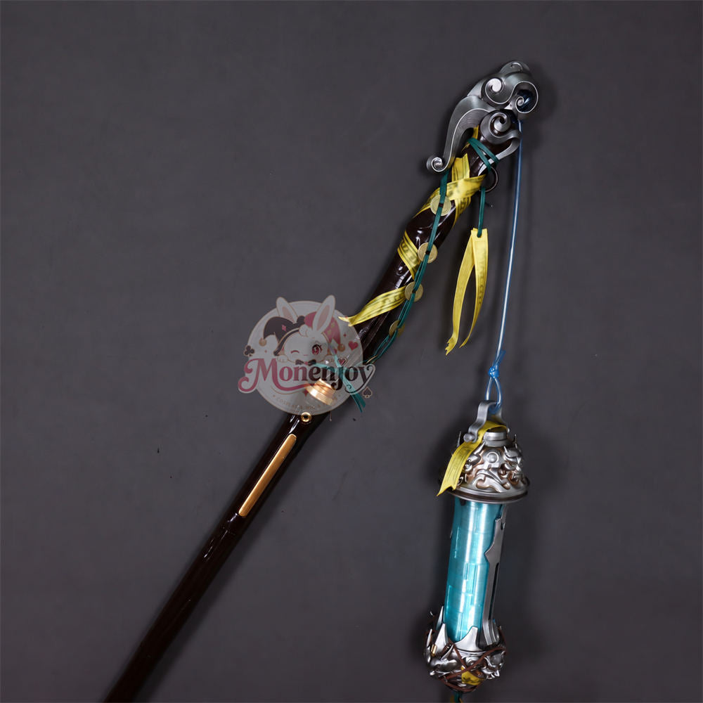 Monenjoy 鳴潮 景燃（ジンラン）コスプレ道具 160cm長棍＋発光提灯セット PLA製｜PLA製・分割可能 Monenjoy
