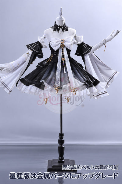 第一弾予約受注中　Monenjoy　鳴潮 リリーコスプレ衣装 　コスチューム洋服風　舞台服　ドレス　合金製パーツ付き MONENJOY