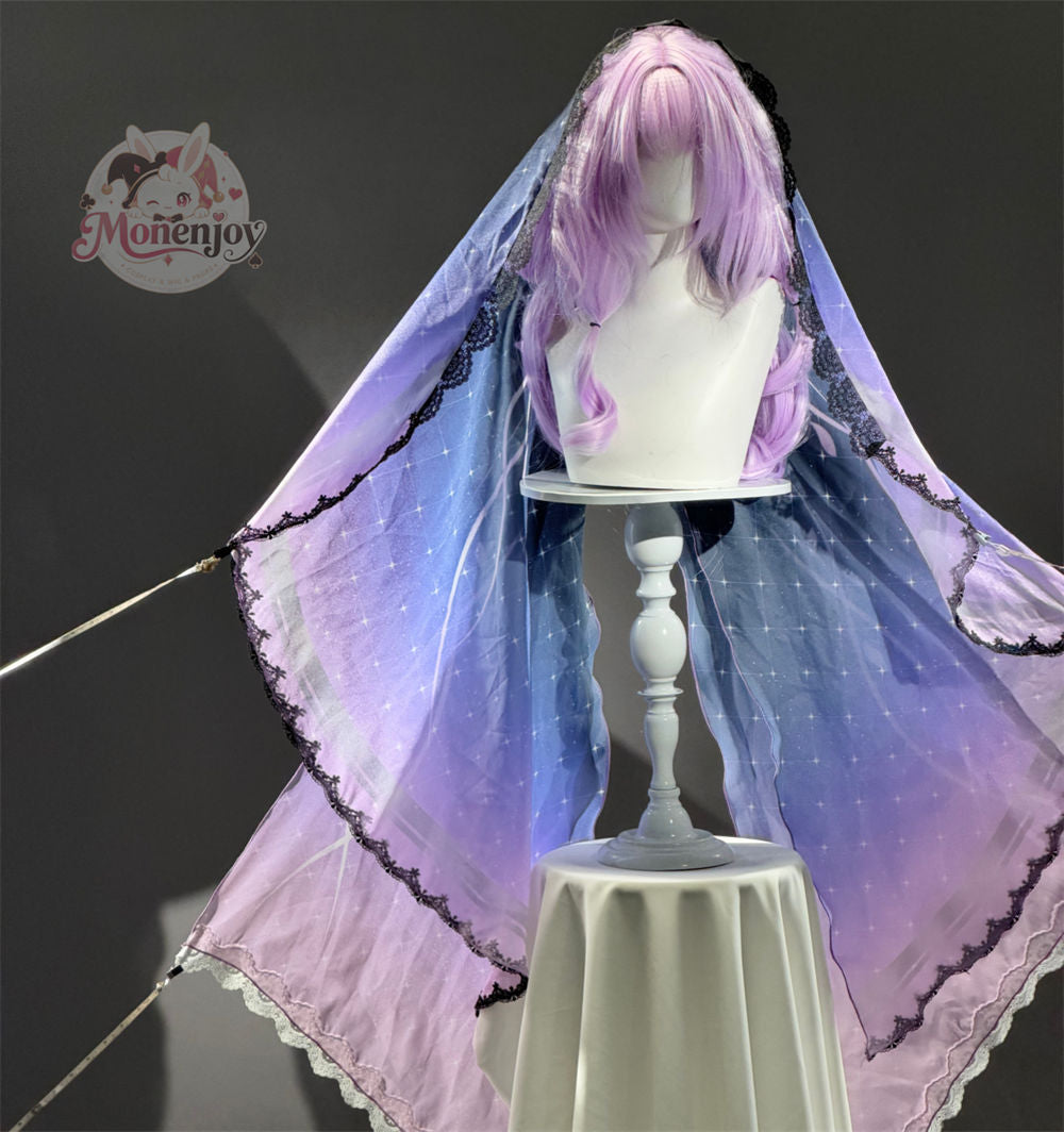鳴潮 リリー コスプレ衣装｜ベール・刺繍レッグカバー付き 洋装風ドレス｜Monenjoy