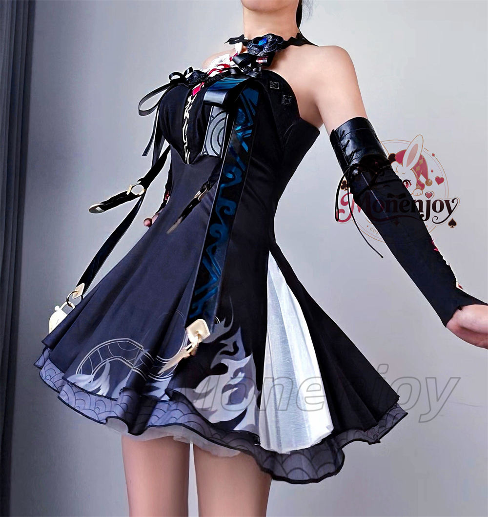Monenjoy　鳴潮 鎖暝(サメイ コスプレ衣装　3dPla材質　刺繍柄　コスチューム　イベント舞台対応 MONENJOY