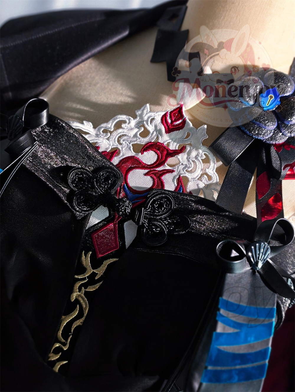 Monenjoy　鳴潮 鎖暝(サメイ コスプレ衣装　3dPla材質　刺繍柄　コスチューム　イベント舞台対応 MONENJOY